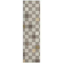 Machine Washable Indoor/Outdoor Chantille ACN2656 Brown 2'3" x 7'6" Runner Rug