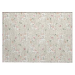 Machine Washable Indoor/Outdoor Chantille ACN2657 Brown 1'8" x 2'6" Rug