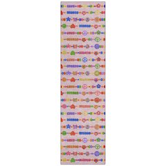 Machine Washable Indoor/Outdoor Chantille ACN2658 Pink 2'3" x 7'6" Runner Rug