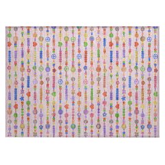 Machine Washable Indoor/Outdoor Chantille ACN2658 Pink 1'8" x 2'6" Rug