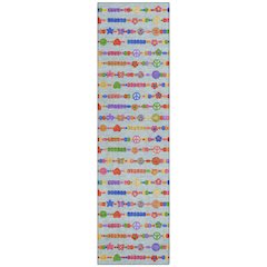 Machine Washable Indoor/Outdoor Chantille ACN2658 Blue 2'3" x 7'6" Runner Rug