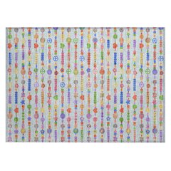 Machine Washable Indoor/Outdoor Chantille ACN2658 Blue 1'8" x 2'6" Rug