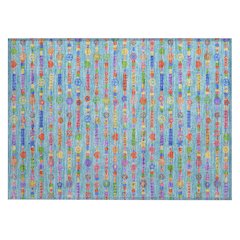 Machine Washable Indoor/Outdoor Chantille ACN2658 Teal 1'8" x 2'6" Rug