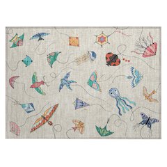 Machine Washable Indoor/Outdoor Chantille ACN2659 Brown 1'8" x 2'6" Rug