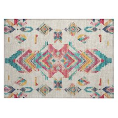Machine Washable Indoor/Outdoor Chantille ACN2661 Brown 1'8" x 2'6" Rug