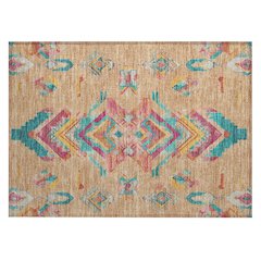 Machine Washable Indoor/Outdoor Chantille ACN2661 Orange 1'8" x 2'6" Rug