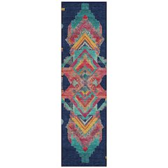 Machine Washable Indoor/Outdoor Chantille ACN2661 Blue 2'3" x 7'6" Runner Rug