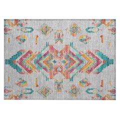 Machine Washable Indoor/Outdoor Chantille ACN2661 Gray 1'8" x 2'6" Rug