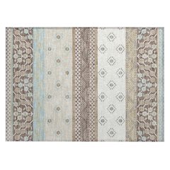 Machine Washable Indoor/Outdoor Chantille ACN2662 Brown 1'8" x 2'6" Rug
