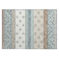 Machine Washable Indoor/Outdoor Chantille ACN2662 Teal 1'8" x 2'6" Rug
