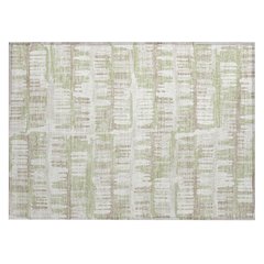 Machine Washable Indoor/Outdoor Chantille ACN2663 Green 1'8" x 2'6" Rug