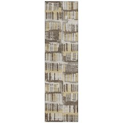 Machine Washable Indoor/Outdoor Chantille ACN2663 Brown 2'3" x 7'6" Runner Rug