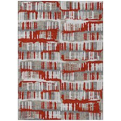 Machine Washable Indoor/Outdoor Chantille ACN2663 Red 2'6" x 3'10" Rug