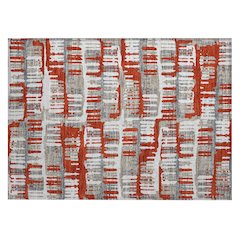 Machine Washable Indoor/Outdoor Chantille ACN2663 Red 1'8" x 2'6" Rug
