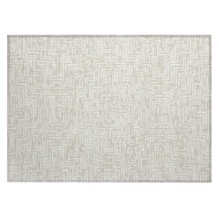 Machine Washable Indoor/Outdoor Chantille ACN2664 Brown 1'8" x 2'6" Rug