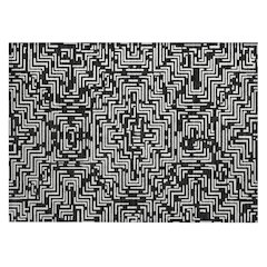 Machine Washable Indoor/Outdoor Chantille ACN2664 Black 1'8" x 2'6" Rug