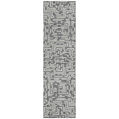 Machine Washable Indoor/Outdoor Chantille ACN2664 Gray 2'3" x 7'6" Runner Rug
