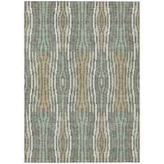 Machine Washable Indoor/Outdoor Chantille ACN2666 Green 2'6" x 3'10" Rug