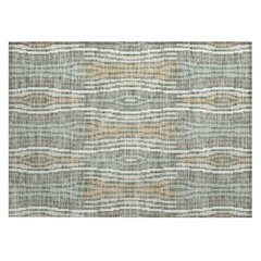 Machine Washable Indoor/Outdoor Chantille ACN2666 Green 1'8" x 2'6" Rug