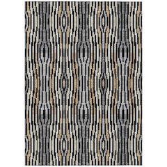 Machine Washable Indoor/Outdoor Chantille ACN2666 Black 2'6" x 3'10" Rug