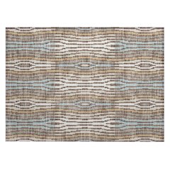Machine Washable Indoor/Outdoor Chantille ACN2666 Brown 1'8" x 2'6" Rug