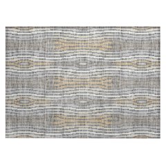 Machine Washable Indoor/Outdoor Chantille ACN2666 Gray 1'8" x 2'6" Rug