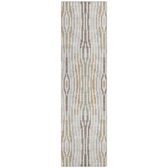 Machine Washable Indoor/Outdoor Chantille ACN2666 Ivory 2'3" x 7'6" Runner Rug
