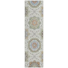 Machine Washable Indoor/Outdoor Chantille ACN2667 Ivory 2'3" x 7'6" Runner Rug