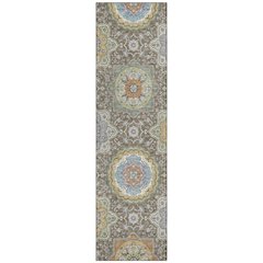 Machine Washable Indoor/Outdoor Chantille ACN2667 Brown 2'3" x 7'6" Runner Rug