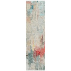 Machine Washable Indoor/Outdoor Chantille ACN2668 Ivory 2'3" x 7'6" Runner Rug