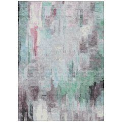 Machine Washable Indoor/Outdoor Chantille ACN2668 Blue 2'6" x 3'10" Rug
