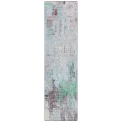 Machine Washable Indoor/Outdoor Chantille ACN2668 Blue 2'3" x 7'6" Runner Rug