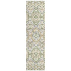 Machine Washable Indoor/Outdoor Chantille ACN2669 Green 2'3" x 7'6" Runner Rug