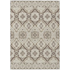 Machine Washable Indoor/Outdoor Chantille ACN2669 Brown 2'6" x 3'10" Rug