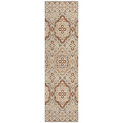 Machine Washable Indoor/Outdoor Chantille ACN2669 Orange 2'3" x 7'6" Runner Rug