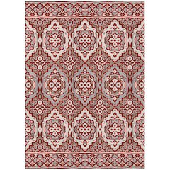 Machine Washable Indoor/Outdoor Chantille ACN2669 Red 2'6" x 3'10" Rug
