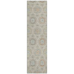 Machine Washable Indoor/Outdoor Chantille ACN2670 Brown 2'3" x 7'6" Runner Rug