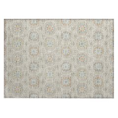 Machine Washable Indoor/Outdoor Chantille ACN2670 Brown 1'8" x 2'6" Rug