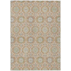 Machine Washable Indoor/Outdoor Chantille ACN2670 Orange 2'6" x 3'10" Rug