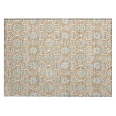 Machine Washable Indoor/Outdoor Chantille ACN2670 Orange 1'8" x 2'6" Rug