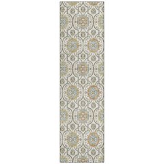 Machine Washable Indoor/Outdoor Chantille ACN2670 Ivory 2'3" x 7'6" Runner Rug