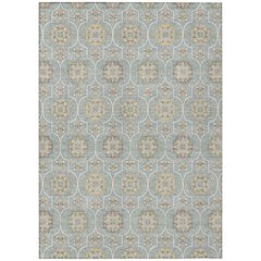 Machine Washable Indoor/Outdoor Chantille ACN2670 Blue 2'6" x 3'10" Rug