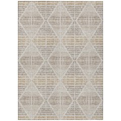 Machine Washable Indoor/Outdoor Chantille ACN2671 Brown 2'6" x 3'10" Rug