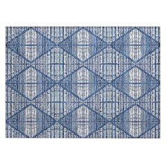 Machine Washable Indoor/Outdoor Chantille ACN2672 Blue 1'8" x 2'6" Rug