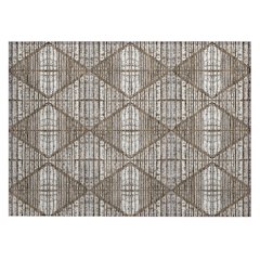 Machine Washable Indoor/Outdoor Chantille ACN2672 Brown 1'8" x 2'6" Rug