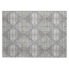 Machine Washable Indoor/Outdoor Chantille ACN2672 Gray 1'8" x 2'6" Rug