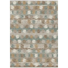 Machine Washable Indoor/Outdoor Chantille ACN2673 Green 2'6" x 3'10" Rug