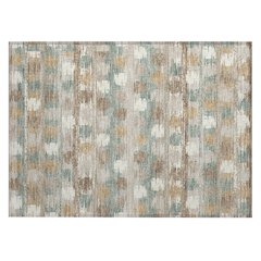 Machine Washable Indoor/Outdoor Chantille ACN2673 Green 1'8" x 2'6" Rug