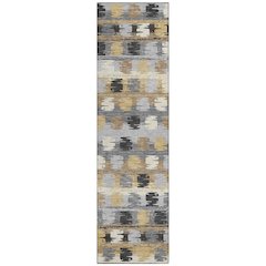 Machine Washable Indoor/Outdoor Chantille ACN2673 Gray 2'3" x 7'6" Runner Rug