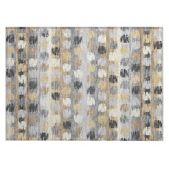 Machine Washable Indoor/Outdoor Chantille ACN2673 Gray 1'8" x 2'6" Rug
